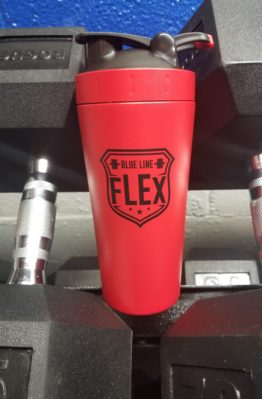 thin red line shaker cup