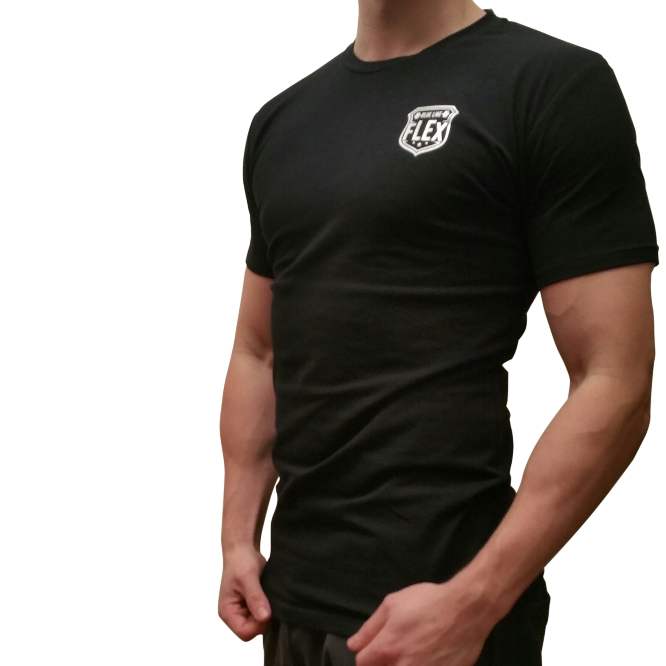 badge-performance-shirt-black-blue-line-flex